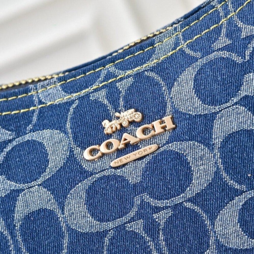 Coach Denim Teri Shoulder bag - Picture 5 of 5